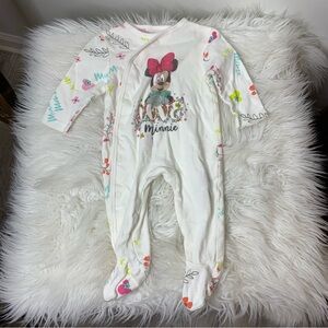 Disney Minnie Mouse Footie 3-6M